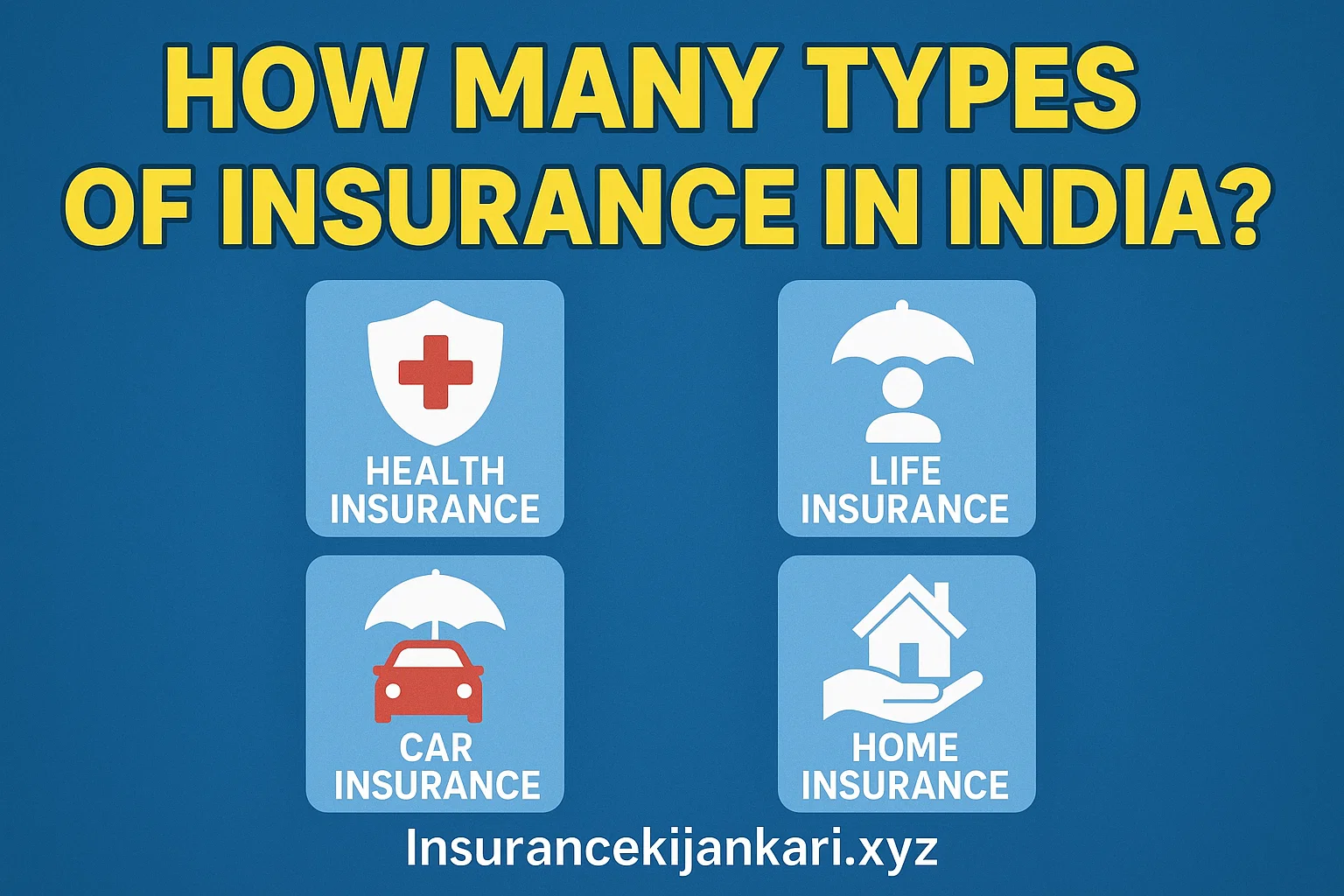 How many types of insurance in india ?
