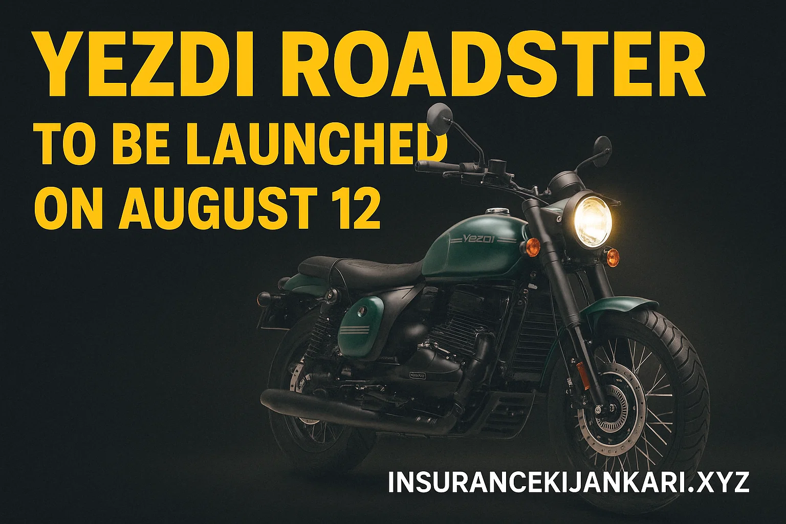 ⁠New Yezdi Roadster to be launched on August 12