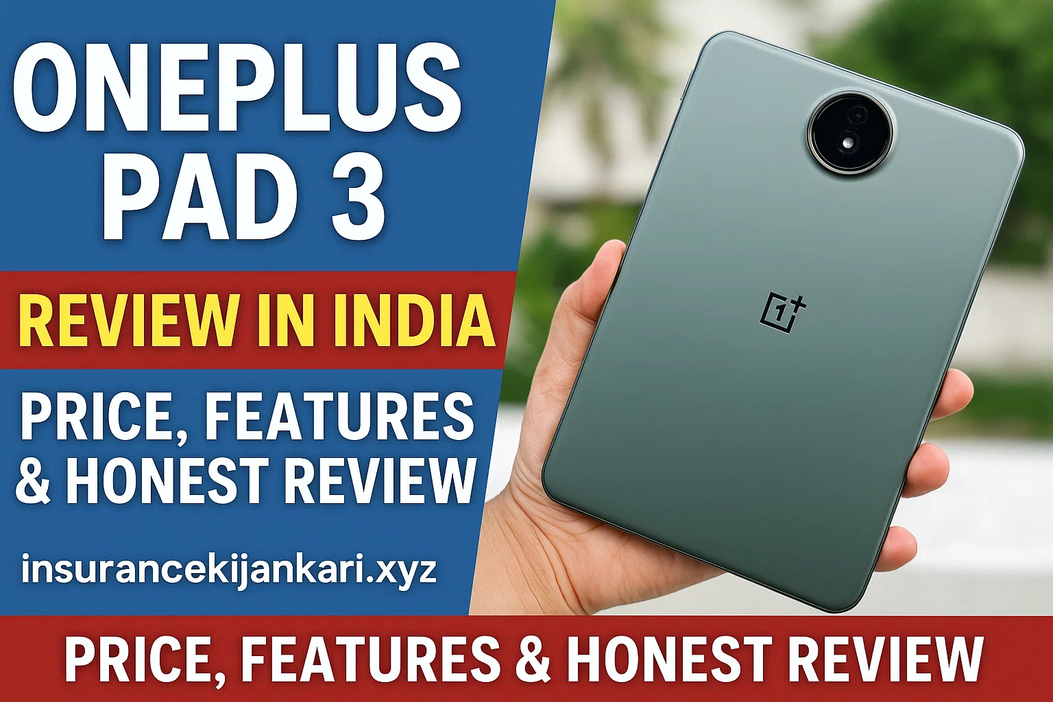 OnePlus Pad 3 Review in India