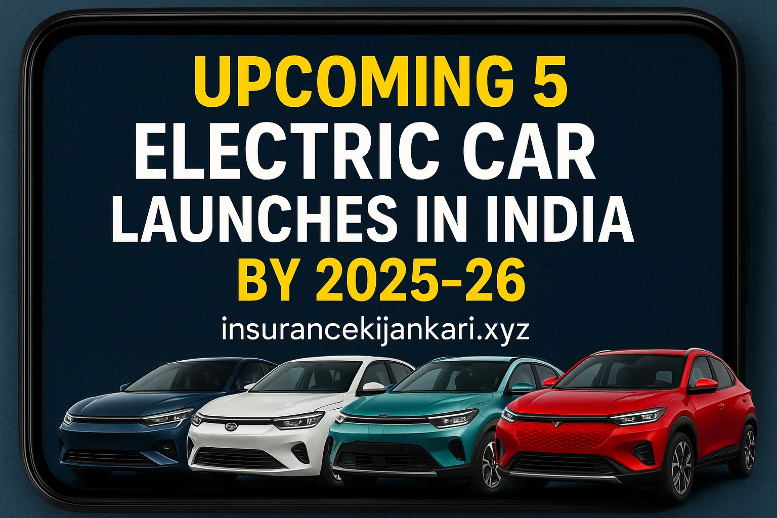 Upcoming 5 Electric Car Launches In India By 2025-26